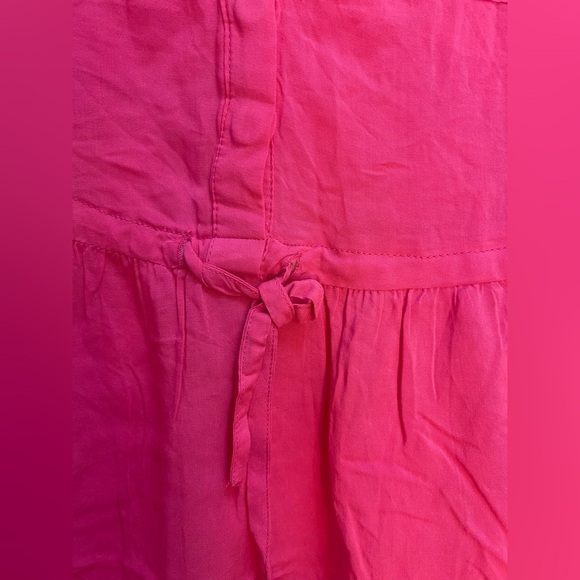 Torrid Woman's Pink Rayon Tank Top Drawstring on waist Size‎ 1 - Picture 2 of 8